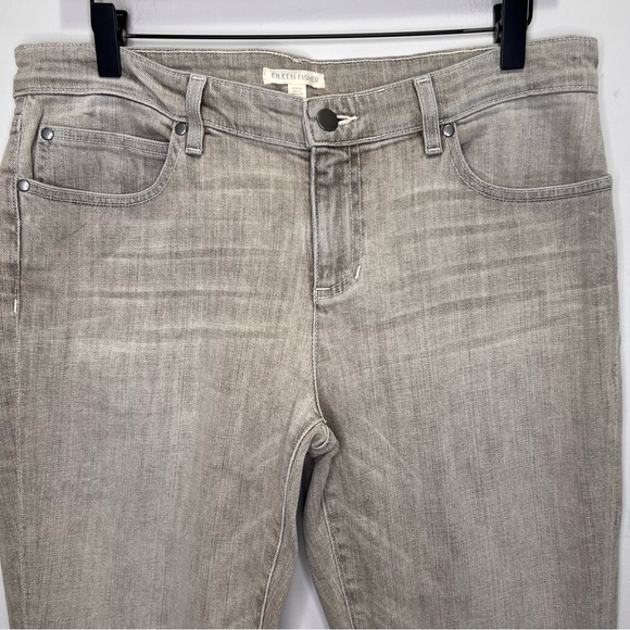Eileen Fisher Vintage Boyfriend Jeans Organic Cotton Size 10 NWT - Picture 3 of 11